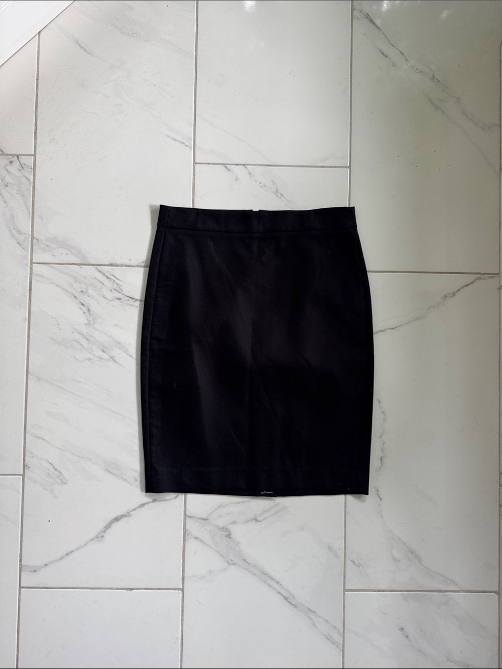 NWT J. Crew Black Pencil Skirt